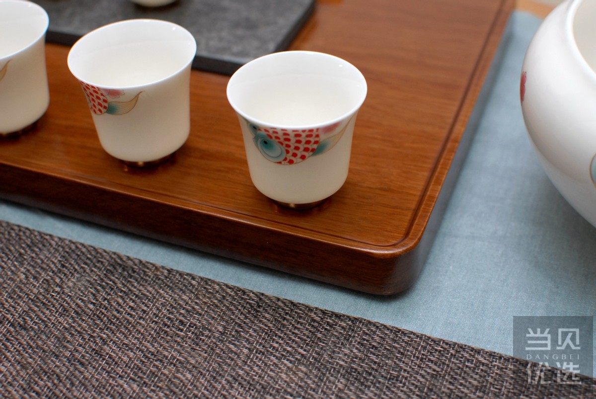 来自小米有品的新国风中式茶空间：不东.重竹茶盘整套茶具_好文_当贝优选